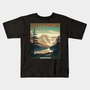 Olympic National Park Kids T-Shirt